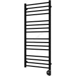 Vertaduro - Радиатор за баня с термостат SIMONE 400W 114x50 см черен (VR0042)