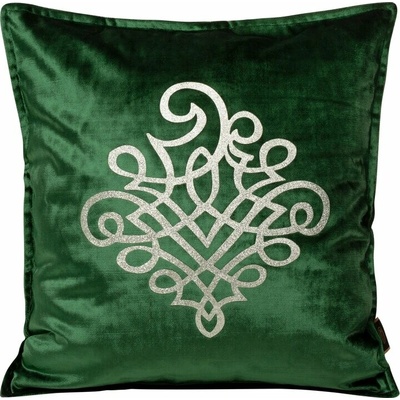Takoy Zamatová ROYAL 3 so strieborným ornamentom-HF-390240 45 x 45 cm