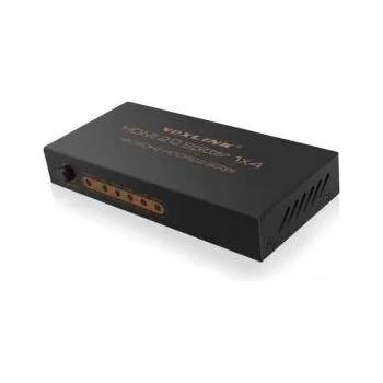 Estillo Сплитер HDMI ESTILLO HDSP0009M1, 1/4, 4K/60Hz, универсален, EST-HDMI-SPLITTER-1-4-4K