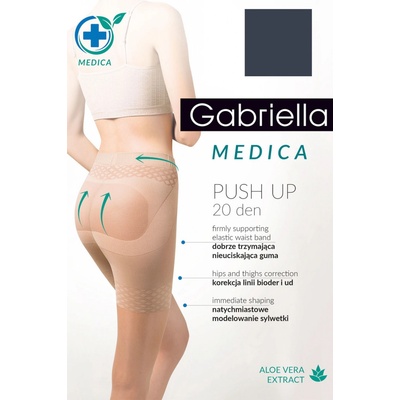 Gabriella Punčochové kalhoty Medica Push-up 20 DEN Code 127 šedá tmavě