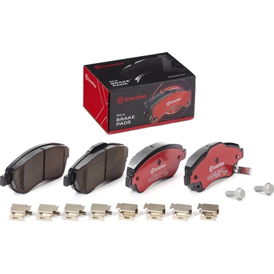Sada brzdových platničiek, vždy 4 kusy v sade BREMBO P 28 045X (P28045X)