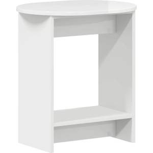 vidaXL Странична маса Бял гланц 50 x 39, 5 x 55 см Инженерна дървесина (899856)