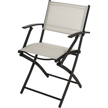 PROGARDEN KO-X60000180 Záhradná stolička skladacia krémová