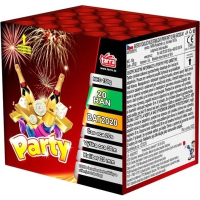 Tarra pyrotechnik Ohňostroj PARTY 20 ran .