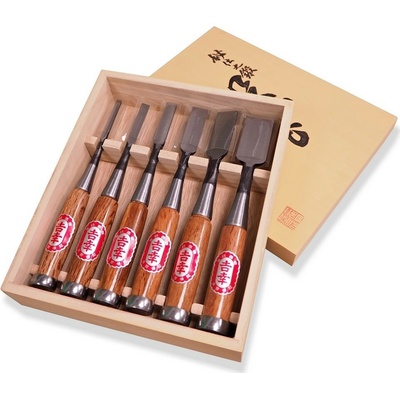 OKYO japonská dláta 6ks, FUJIKAWA