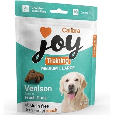 Calibra Joy Dog Training M&L Venison & Duck 300 g