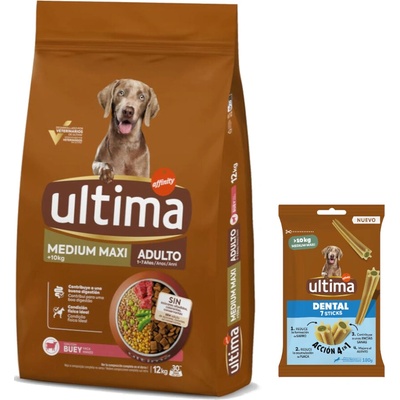 Ultima Medium/Maxi Adult Beef 12 kg