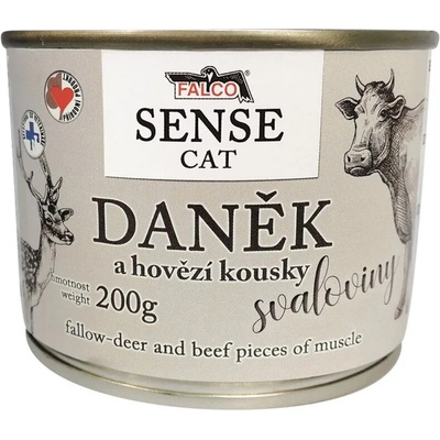Falco Sense Cat daněk a hovädzina 200 g