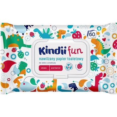 KINDII FUN detský vlhčený 60 ks