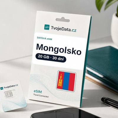 eSIM Mongolsko 20 GB / 29 dní