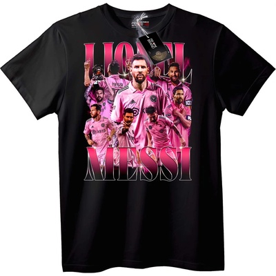 NOONEBRAND Тениска на Lionel Messi - M, Black
