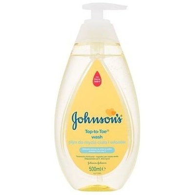 JOHNSON`S Baby Mycí gel pro tělo a vlasy Top-to-Toe Wash 500 ml – Zboží Mobilmania