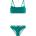 Protest Дамски комплект бикини Protest Women's PRTDimi Bralette Bikini Bikini - Peacock Green - размер 38 (EU) (150-6508-0313)