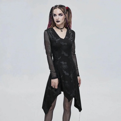 Devil Fashion šaty dámske s dlhým rukávom SKT135