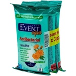 Event Антибактериални мокри кърпички Event - Невен, 3 x 15 броя (2EV02ANT108CAL015A) - baby
