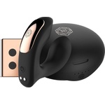 Rosy Gold Wearable Vibrator with Luxury Charging Case Black