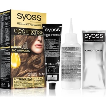 Syoss Oleo Intense перманентната боя за коса с олио цвят 6-10 Dark Blond