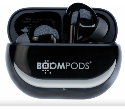 Boompods echobuds čierne