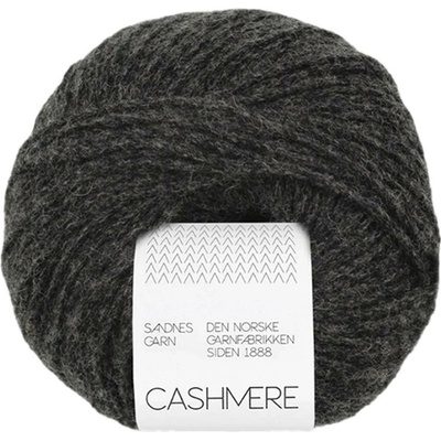 Sandnes Garn příze Cashmere 1088 antracitový melír