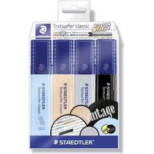 STAEDTLER Маркер за подчертаване Textsurfer винтидж асортимент (4) (364 CWP4)
