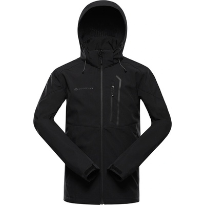 ALPINE PRO Мъжко софтшел яке с мембрана ALPINE PRO GEDER black ALPINE PRO | Cheren | МЪЖЕ | S