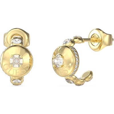 Guess Moderné pozlátené náušnice Sparks JUBE06281JWYGT/U