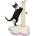 TRIXIE Junior Stamm - Драскалка за котки с топки за игра, 40/38/50 см