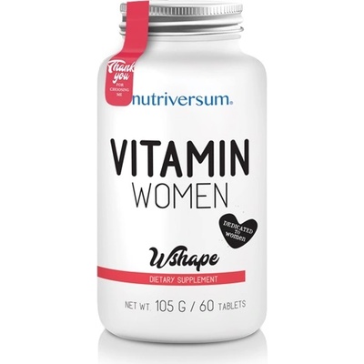 Nutriversum Wshape Vitamin Women, 60 Tablets