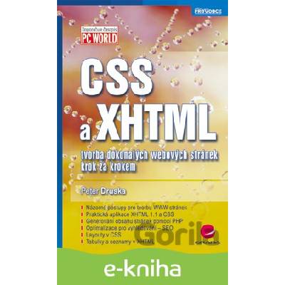 E-kniha CSS a XHTML (tvorba dokonalých webových stránek krok za krokem)