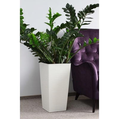 Lamela Květináč Finezja Dluto 190 x 190 mm krémový – Zbozi.Blesk.cz