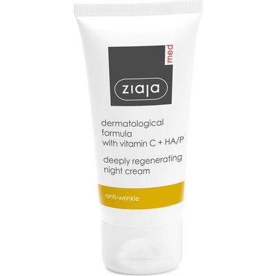 Ziaja Med Dermatological antioxidačný regeneračný nočný krém Treatment with Vitamin C + HA P 50 ml