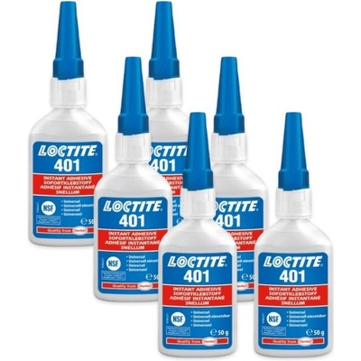 Loctite 401 sekundové lepidlo 50 g 6 ks