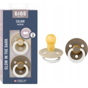 Bibs Colour nočné kaučuk 2ks Vanilla Dark Oak 49297