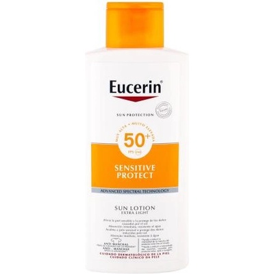 Eucerin Sun Sensitive Protect Sun Lotion SPF50+ слънцезащитен лосион за чувствителна кожа 400 ml