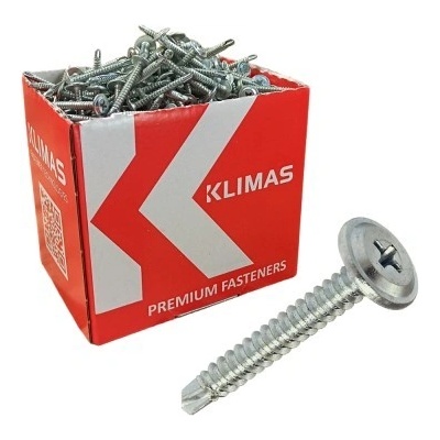 Klimas Wkret-Met | Skrutky samovrtné s plochou hlavou a vrtáčikom | 4,2X45mm | 300ks