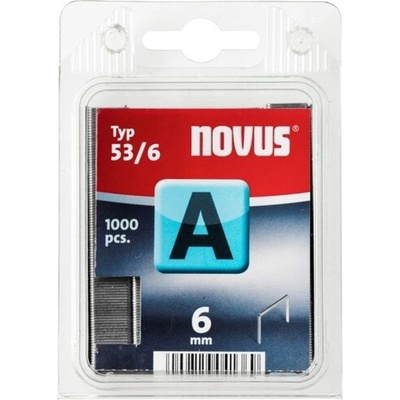 Novus Скоби за такери Type A53, 11.3х6х0.75 мм, 1000 бр. Novus (042-0740)