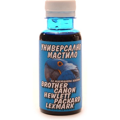 Compatible Универсално мастило за мастилени касети - 125 мл - циан