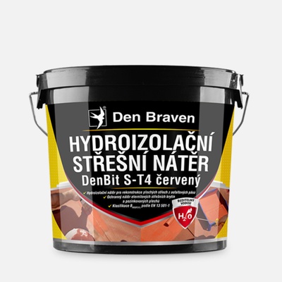 Střešní hydroizolační nátěr DenBit S-T4 červený 5kg