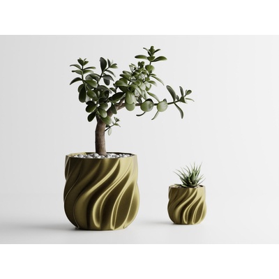 Кашпа Venice бронз