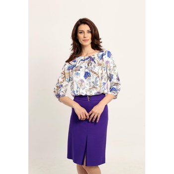 Image 1 of Radek's Collection Дамска блуза на лилави цветя 82306-117