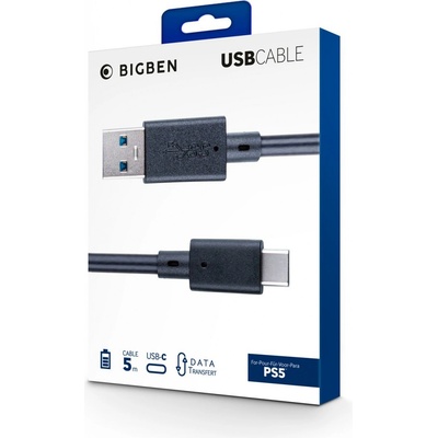 BigBen PS5USBCCABLE5M USB, 5m