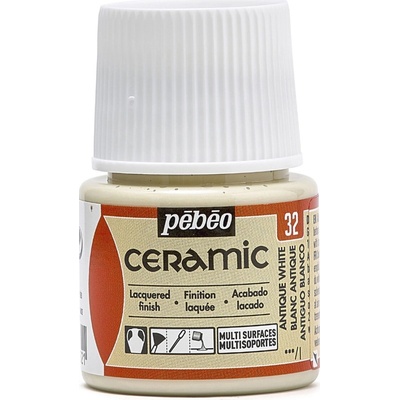 Pébéo Barva na keramiku Ceramic 45 ml 32 Antique White – Sleviste.cz