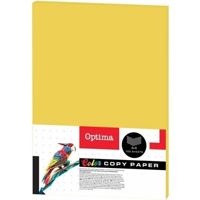 OPTIMA Xero papír A4 100 listů citronově žlutý