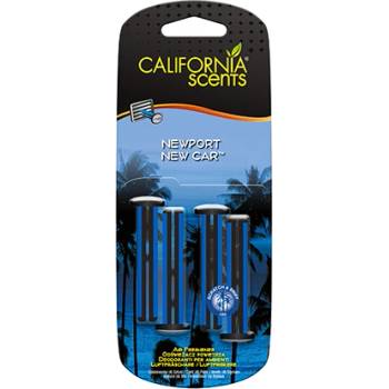 California Scents Vent Stick Newport New Car aроматизатор за автомобил 4 бр