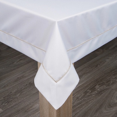 EUROFIRANY UBRUS MADELE 140X220 CM BÍLÝ