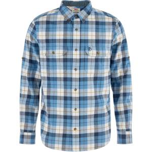Fjällräven Мъжка риза с копчета Fjällräven Singi Heavy Flannel Shirt - Dawn Blue / Eggshell (033-0290-1514)