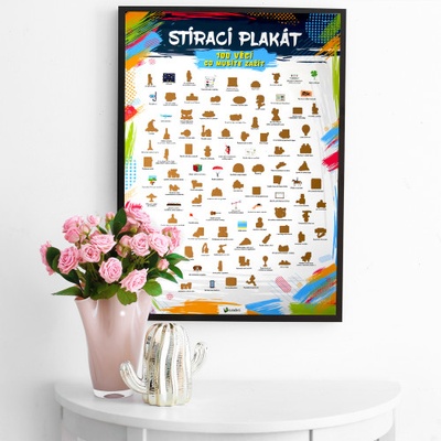 Stírací plakát – 100 věcí co musíte zažít