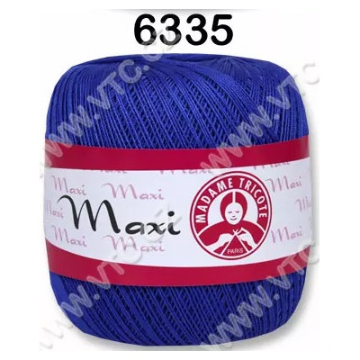 MADAME TRICOTE PARIS Příze Maxi - klasická i Metallic Maxi: 6335 Středně modrá