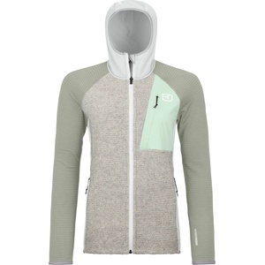 Ortovox Дамско вълнено яке Ortovox Women's Fleece Grid Plus Classic Knit Hoody Fleece jacket - Grey Ice - размер XL (105-4930-0615)