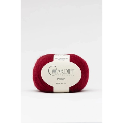 Cardiff Cashmere Příze Cardiff Prime kašmír a hedvábí 25 g 300 m odstín: 189 GRANATA